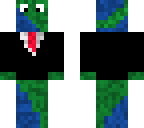 suit blue green monster