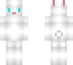 white bunny with head phones