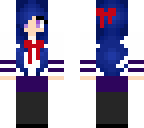 yandere blue hair and purple eyes