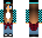 black and blue plad tomboy