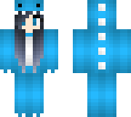 blue dino girl
