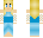 blue dress