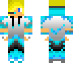 blue fire dude