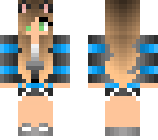 blue kitty girl