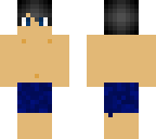 boy in swimmers