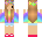 chibi tye dye girl