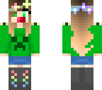 creeper flower crown girl