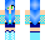 cute blue girl