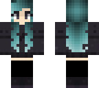 cute blue goth girl
