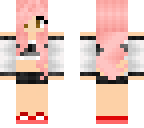 cute girl pink hair