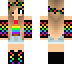 evil rainbow girl