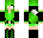 green fox girl