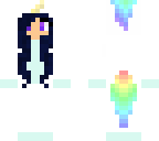my skin in a unicorn onsie