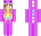 pink dino onzie