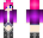 pink haired girl