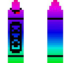 rainbow crayon