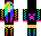 rainbow girl