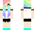 rainbow spring girl