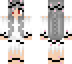 shadow in white dress