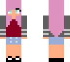 simple casual girl