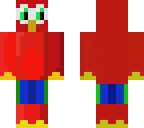 swimming parrot