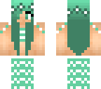 teal summer girl