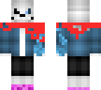angry sans with papyrus scarf