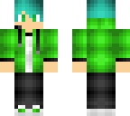 blue haired gamer