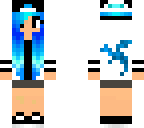 blue hairstyle