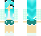 blue kitty girl