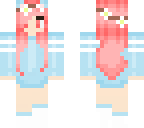 blue kitty girl
