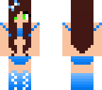 cute blue bikini