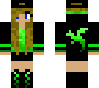 dragon green girl