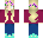 flower crowned headphone girl