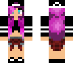 girl with purple hair