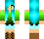 green cool girl