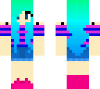 my first human girl skin i made