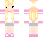 pink anime bow