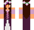 purple dress
