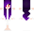purple girl white