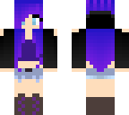 purple hair girl ranye