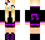purple neon with red chains