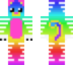 rainbow kitten