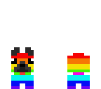 rainbow pug