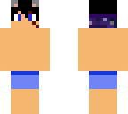 scared galaxy boy swim suit