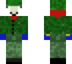scarlet macaw soldier