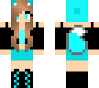 teal wolf girl
