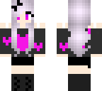 white hair heart