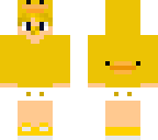 baby gbo with a duck onsie
