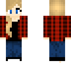 blonde and flannel